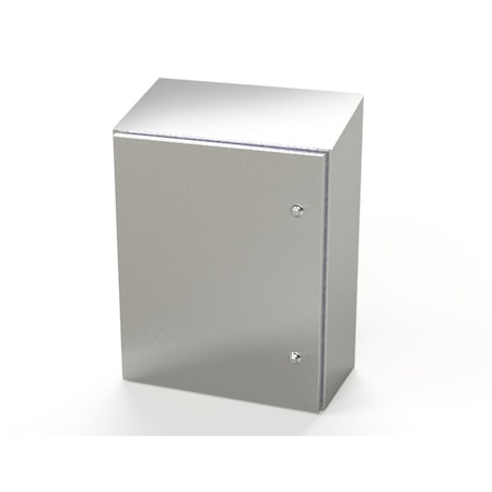 Saginaw Control & Engineering 1/4 Turn Latch Electrical Enclosures, 24 in H, 10 in D, 20 in W, NEMA 3R, 4, 4X, 12, 13 SCE-24K2010SSST